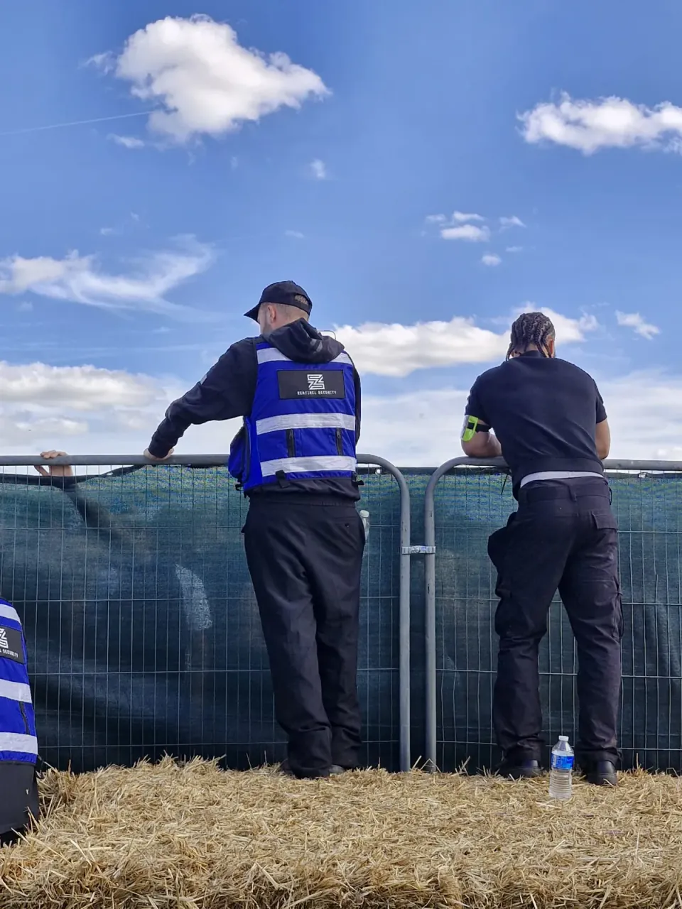 Zentinel security managing a large festival crowd at the entry gate